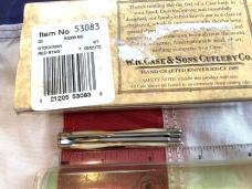 2012 Case xx Small Stockman w/ Great Red Stag Handles (mdl# R5333 SS) -NOS in Orig hard black box