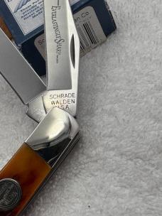 Schrade Walden USA Everlastingly Sharp By Taylor Cutlery 2 Blade Trapper NIB