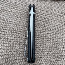 Gerber Zilch Black Linerlock 7.2" Drop Point Folding Pocket Knife - NEW 1878