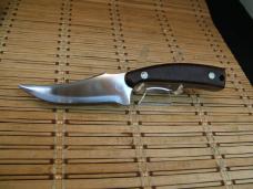 SCHRADE OLD TIMER 152 OT SHARPFINGER FIXED CARBON STEEL BLADE HUNTING KNIFE W/ SHEATH, LANYARD & BOX