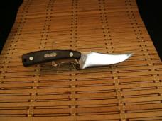 SCHRADE OLD TIMER 152 OT SHARPFINGER FIXED CARBON STEEL BLADE HUNTING KNIFE W/ SHEATH, LANYARD & BOX