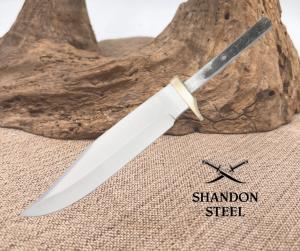 6quot Full Tang Clip Point Bowie Blank Custom Knife Making Skinning Hunting Blade 1
