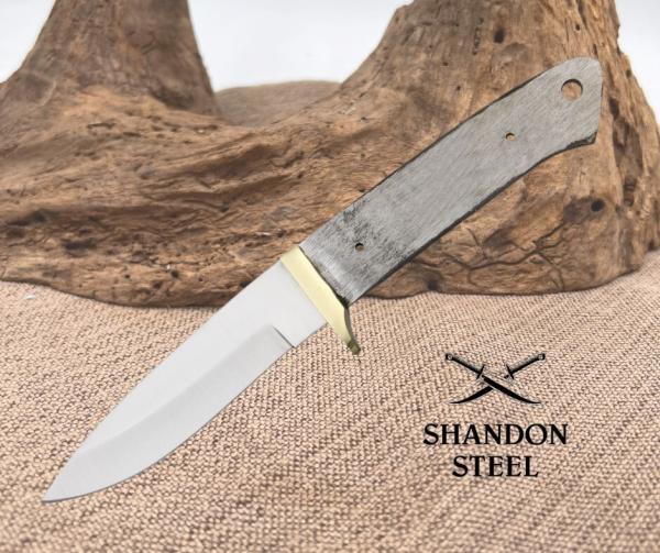 4" Full Tang Drop Point Blade Blank Custom Knife Making Hunting Blade (7709)