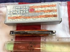 Case xx 1997 Stockman Knife Mdl# 6347 SS w/ Nice Redish Brown Bone Handles -NOS