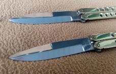 2 Vintage Butterfly Knives 1980s Pakistan