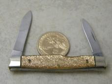 Case XX USA 1889-1989 Gold Stone GS2042 Centennial Senator's Pen Knife