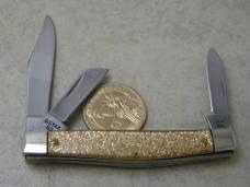 Case XX USA 1889-1989 Gold Stone GS344 Centennial Stockman Knife