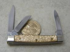 Case XX USA 1889-1989 Gold Stone GS333 Centennial Small Stockman Knife
