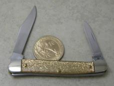 Case XX USA 1889-1989 Gold Stone GS2109X Centennial Mini Copperhead Knife
