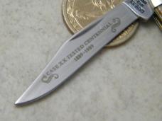 Case XX USA 1889-1989 Gold Stone GS2109X Centennial Mini Copperhead Knife