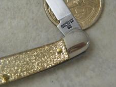 Case XX USA 1889-1989 Gold Stone GS2109X Centennial Mini Copperhead Knife