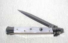 NEW FRANK BELTRAME 11" SWITCHBLADE DAGGER BLADE IMITATION PEARL ITALIAN STILETTO