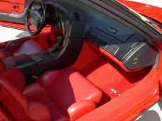 1990 CORVETTE FLAME RED ORIGINAL OEM VINYL SEAT MATERIAL LIKE NEW IN TUBE
