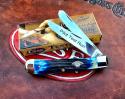 2010 Case XX SMKW Exclusive Blue Stag Trapper Pilot Test Run MINT