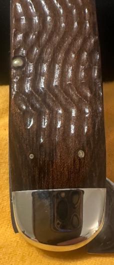 1976 Case XX 4 Dot Vintage Elephant Toe 6250 w/Glossy Unused Jigged Pakawood Handles.Gorgeous knife!