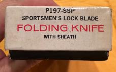 1975 Case XX Shark Tooth P197-SSP Sportsmen's Lock Back w/Perfect Pakkawood Handles. Beauty & Solid!