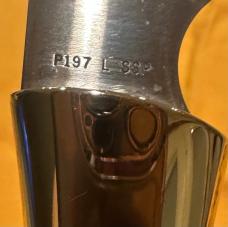 1975 Case XX Shark Tooth P197-SSP Sportsmen's Lock Back w/Perfect Pakkawood Handles. Beauty & Solid!