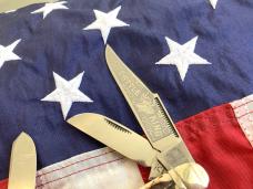 Bulldog Brand "Cattle King" Large Stockman Knife w/ Great Stag Handles -NOS 