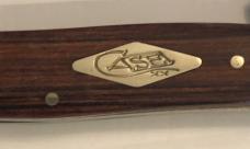 New in Original Box 2001 Case Rosewood Muskrat with Serrated Blade