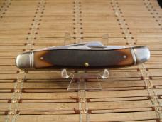 SCHRADE OLD TIMER 858 LUMBERJACK USA VINTAGE 1978-1985 TRIPLE CARBON STEEL BLADES NIB POCKET KNIFE