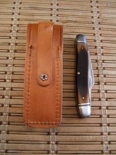 SCHRADE OLD TIMER 858 LUMBERJACK USA VINTAGE 1978-1985 TRIPLE CARBON STEEL BLADES NIB POCKET KNIFE