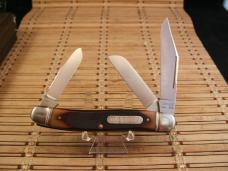 SCHRADE OLD TIMER 858 LUMBERJACK USA VINTAGE 1978-1985 TRIPLE CARBON STEEL BLADES NIB POCKET KNIFE