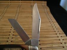 SCHRADE OLD TIMER 858 LUMBERJACK USA VINTAGE 1978-1985 TRIPLE CARBON STEEL BLADES NIB POCKET KNIFE