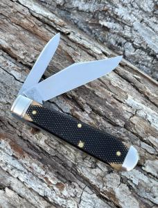 GEC TIDIOUTE ** 771225 CHECKERED RAWHIDE YANKEE JACK KNIFE