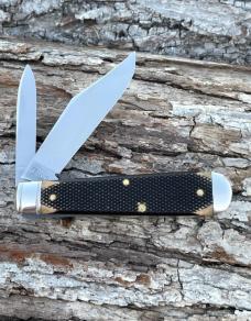 GEC TIDIOUTE ** 771225 CHECKERED RAWHIDE YANKEE JACK KNIFE