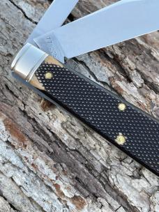 GEC TIDIOUTE ** 771225 CHECKERED RAWHIDE YANKEE JACK KNIFE