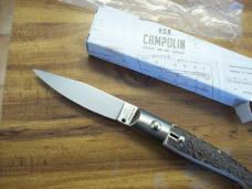A.G.A. Campolin Pattada Scarce Italian Automatic Genuine Stag/Antler UNUSED W/Pouch & Box
