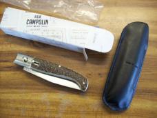 A.G.A. Campolin Pattada Scarce Italian Automatic Genuine Stag/Antler UNUSED W/Pouch & Box