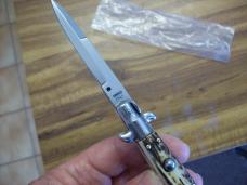 Italian 7 Inch Picklock Dolphin Maniago, Italy Gen. Stag/Antler UNUSED Beauty!
