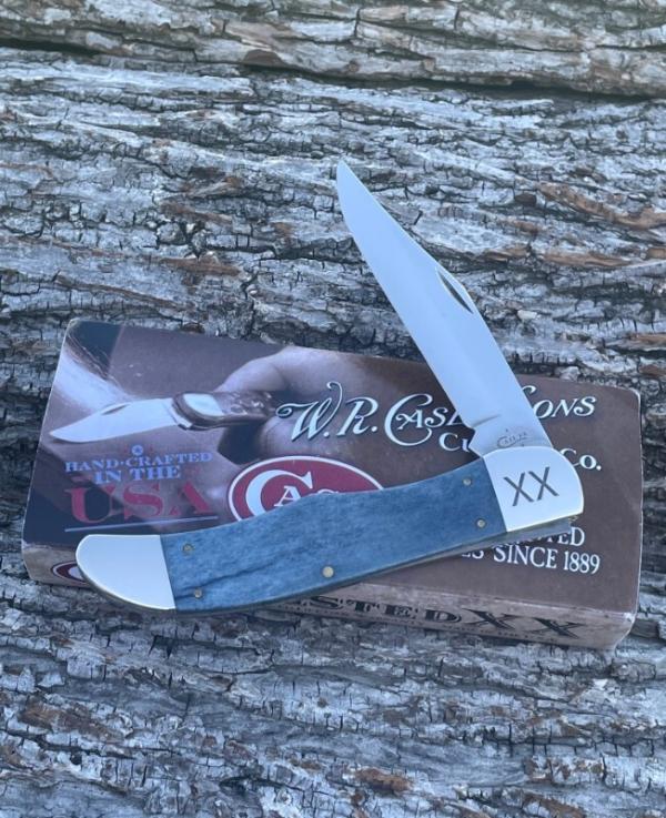 CASE XX ** 2018 EXOTIC GIRAFFE BONE LARGE FOLDING HUNTER