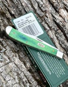 CASE XX ** SFO 2000 BLUE/GREEN PEACOCK APPALOOSA SLIMLINE TRAPPER