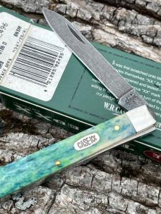 CASE XX ** SFO 2001 BLUE/GREEN PEACOCK APPALOOSA DAMASCUS DOCTORS KNIFE