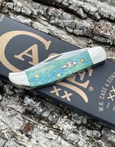 CASE XX ** SFO 2020 BLUE/GREEN PEACOCK APPALOOSA POCKET HUNTER