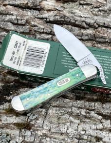 CASE XX ** SFO 2003 BLUE/GREEN PEACOCK APPALOOSA DROP POINT RUSSLOCK