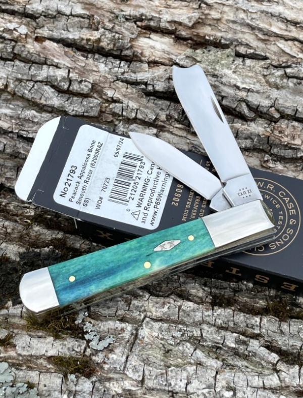 CASE XX ** SFO 2024 BLUE/GREEN PEACOCK APPALOOSA RAZOR
