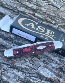 CASE XX ** SFO 2025 RED SNAKE SKIN MUSKRAT