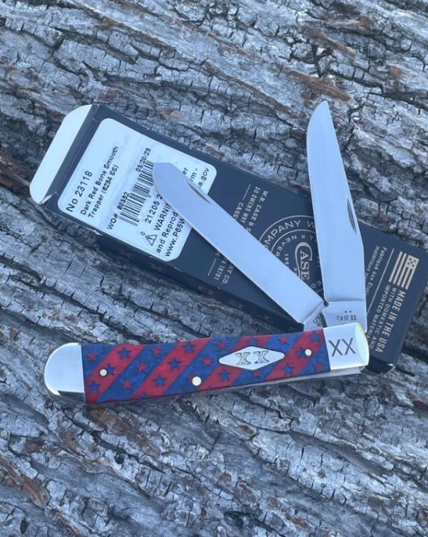 CASE XX ** SFO 2025 RED STARS & STRIPES TRAPPER