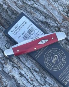 CASE XX ** SFO 2025 DARK RED SMOOTH BONE DIAMOND XX SHIELD MUSKRAT