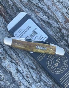 CASE XX ** SFO 2025 SMOOTH ANTIQUE BONE BULLET SHIELD MUSKRAT