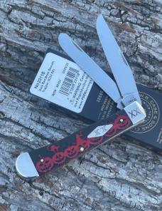 CASE XX ** SFO 2025 HALLOWEEN DARK RED BONE DIAMOND XX SHIELD TRAPPER