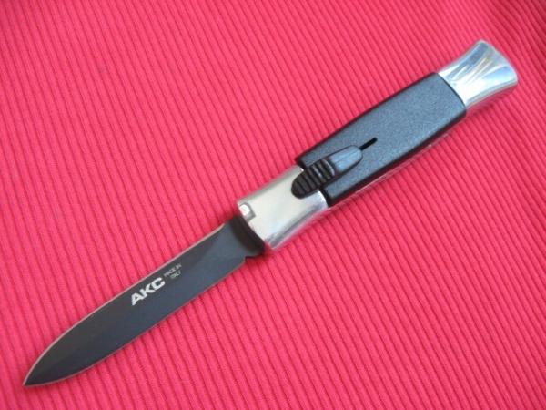 Older Italian AKC Double Edge OTF Front Opener Switchblade Knife