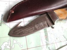 BEAR MGC USA NAHC North American Hunting Club Life Member Stag Gut Hook Knife