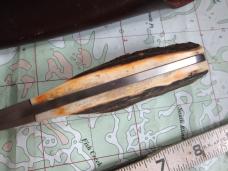 BEAR MGC USA NAHC North American Hunting Club Life Member Stag Gut Hook Knife
