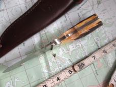 BEAR MGC USA NAHC North American Hunting Club Life Member Stag Gut Hook Knife