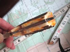 BEAR MGC USA NAHC North American Hunting Club Life Member Stag Gut Hook Knife