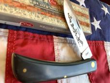Case xx Large 4 & 3/4” Sodbuster (MDL# 2138 SS) Knife with Black Synthetic Handles -NOS in Orig box